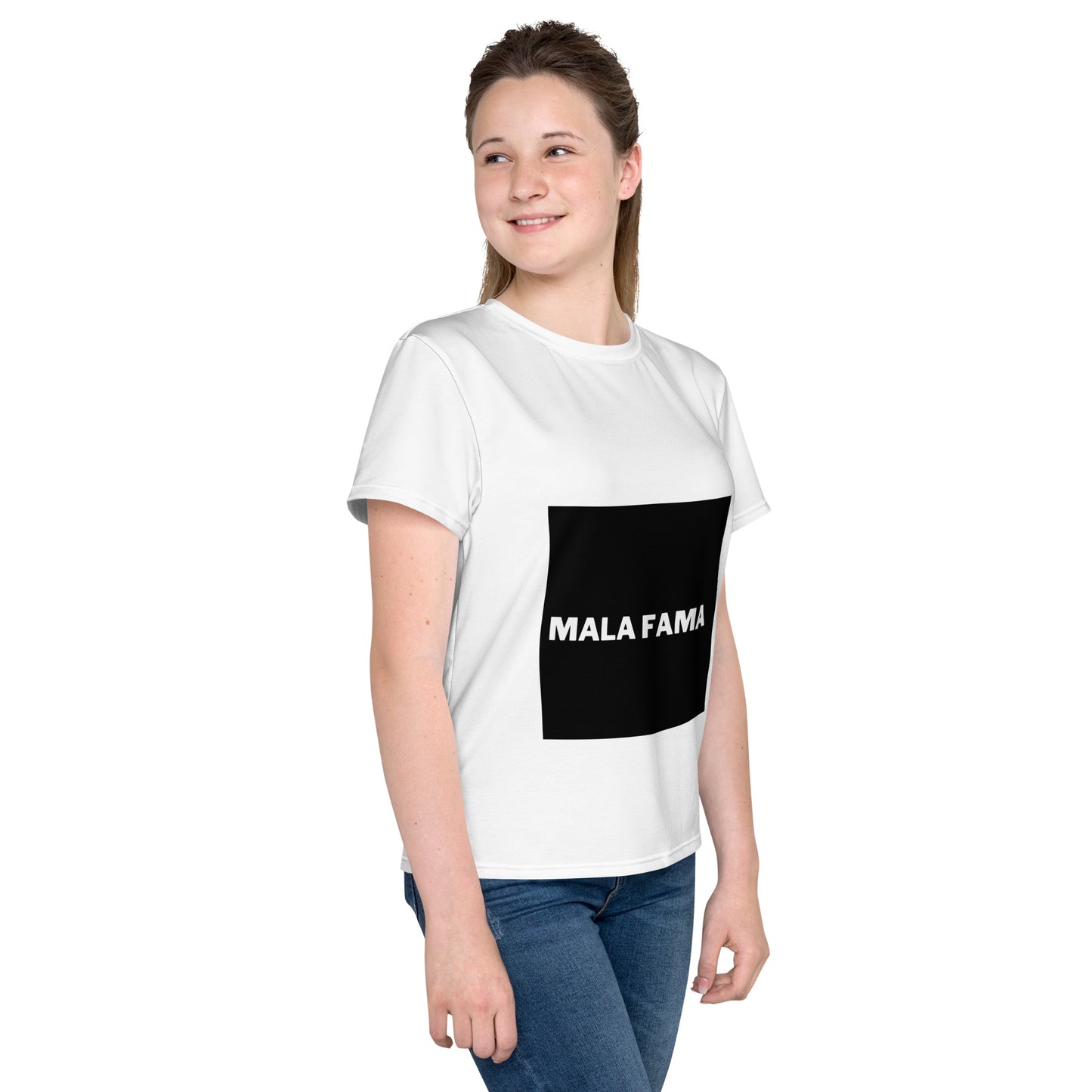 T-shirt col ras du cou adolescent