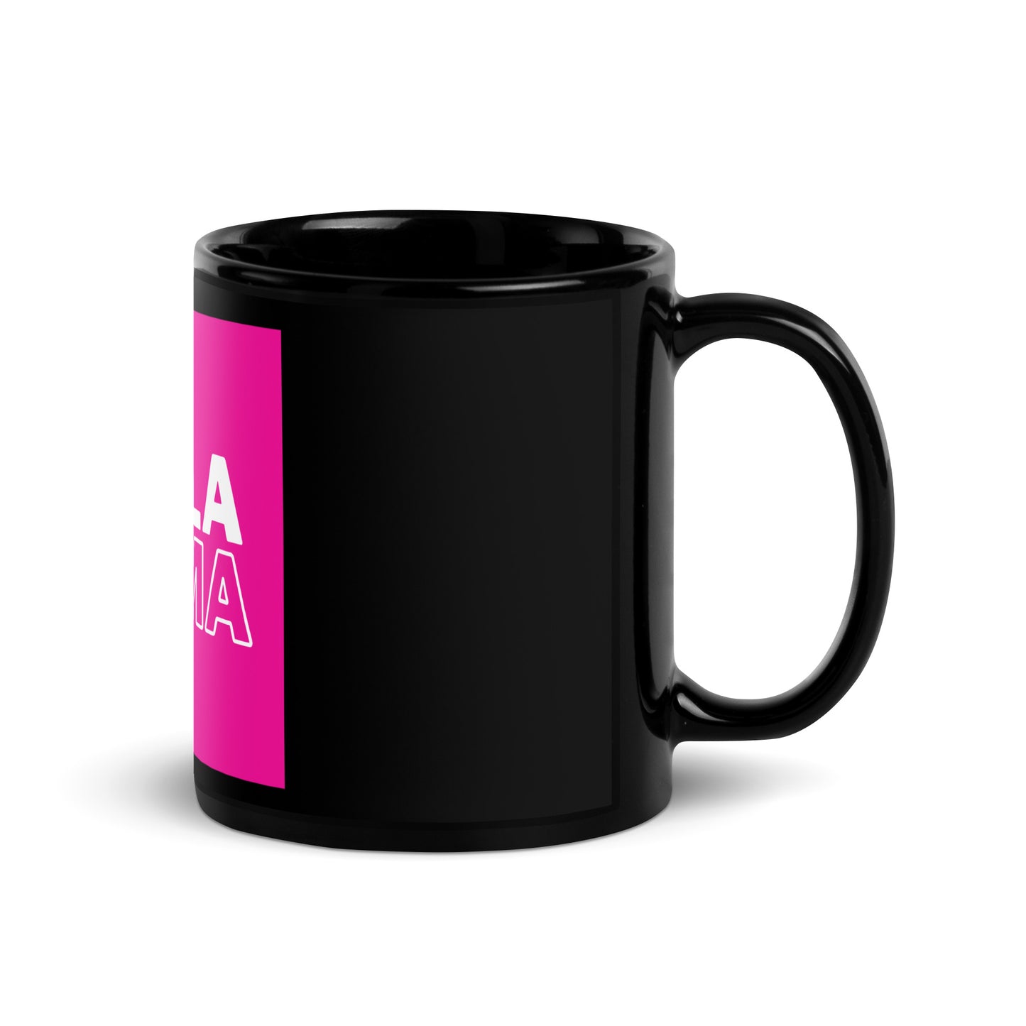 Mug noir brillant